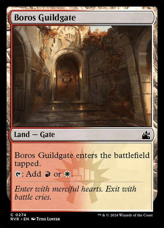 Card Scan of Boros Guildgate | RVR