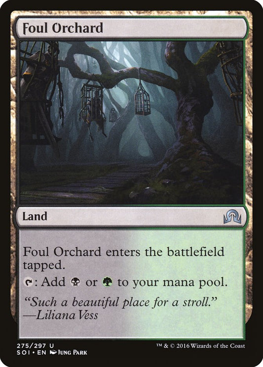 Card Scan of Foul Orchard | SOI