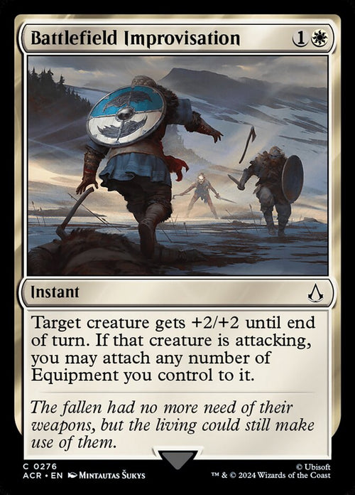 Card Scan of Battlefield Improvisation | ACR