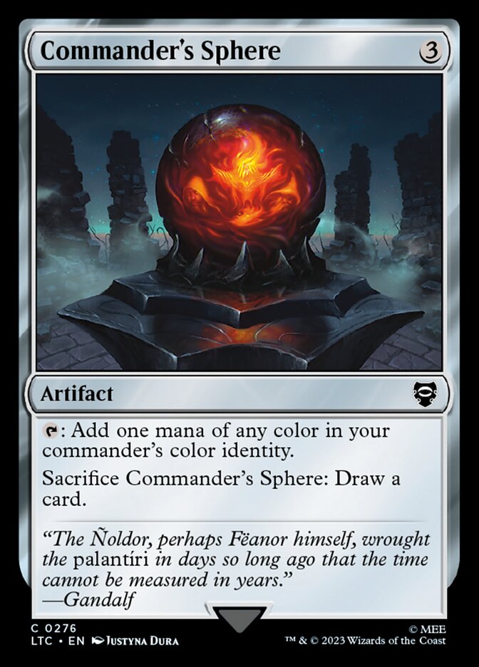 Card Scan of Commander's Sphere | LTC