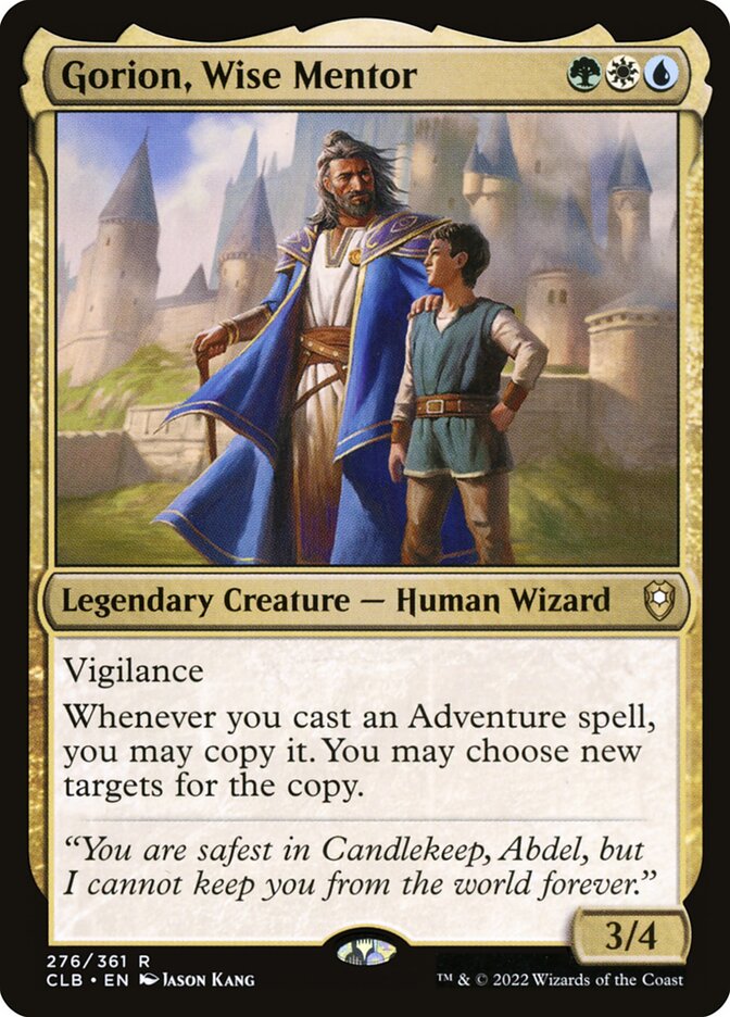 Card Scan of Gorion, Wise Mentor | CLB