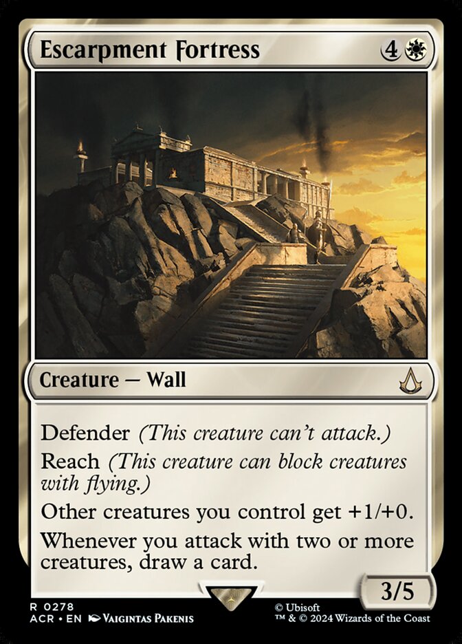 Card Scan of Escarpment Fortress | ACR