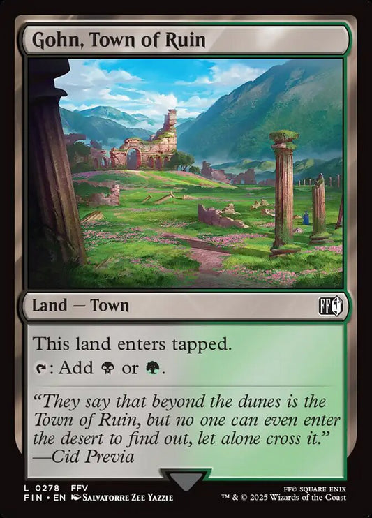 Gohn, Town of Ruin | FIN