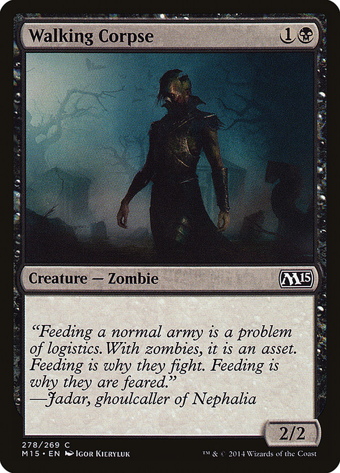 Card Scan of Walking Corpse | M15
