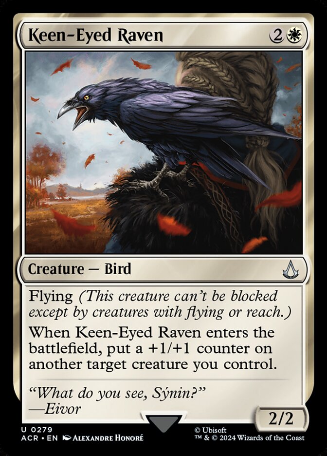 Card Scan of Keen-Eyed Raven | ACR