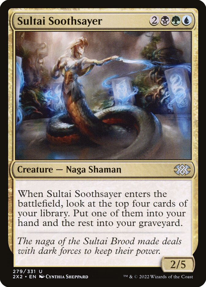 Card Scan of Sultai Soothsayer | 2X2