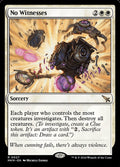 Card Scan of No Witnesses | MKM