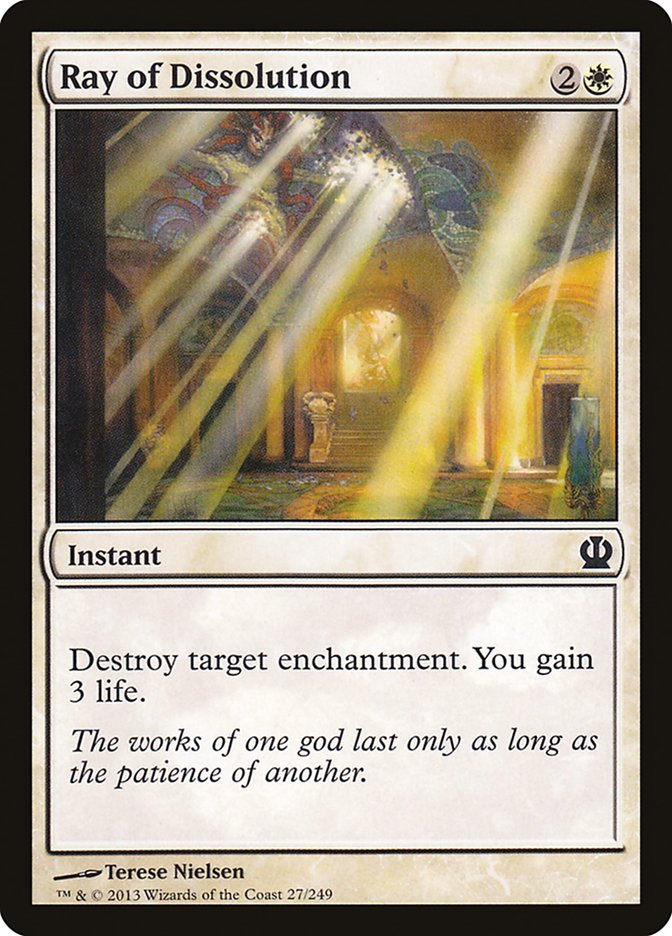 Card Scan of Ray of Dissolution | THS