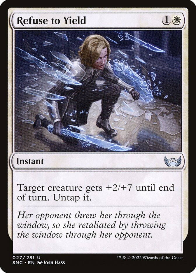 Card Scan of Refuse to Yield | SNC