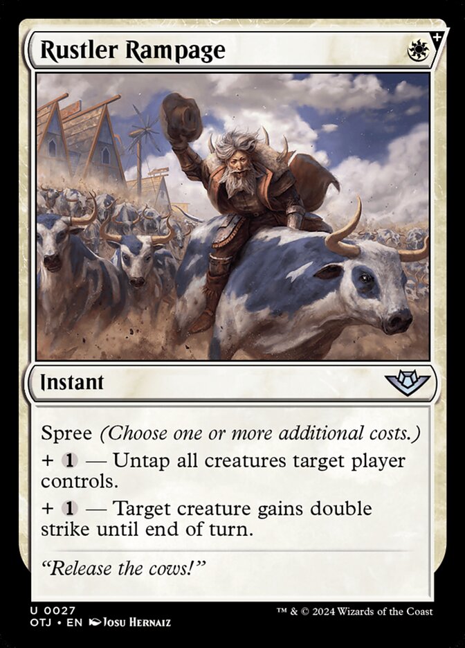 Card Scan of Rustler Rampage | OTJ