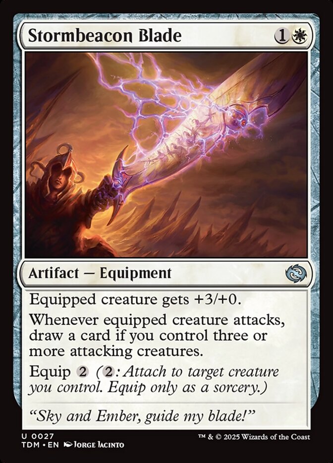 Card Scan of Stormbeacon Blade | TDM
