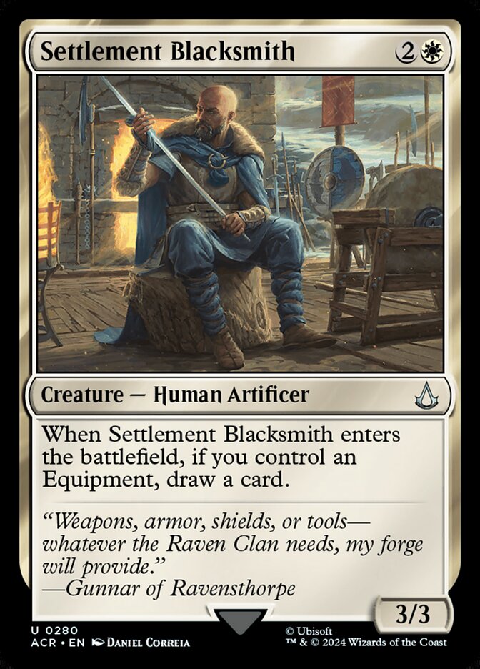 Card Scan of Settlement Blacksmith | ACR