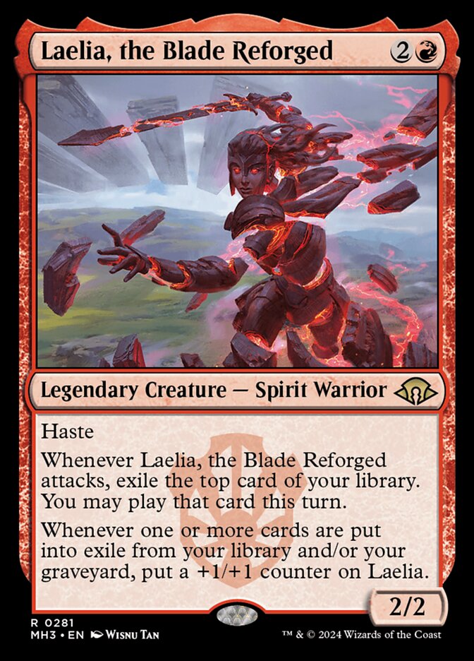 Card Scan of Laelia, the Blade Reforged | MH3
