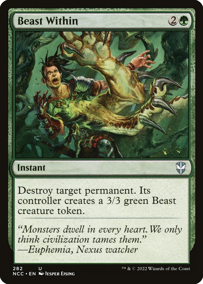 Beast Within Card Scan