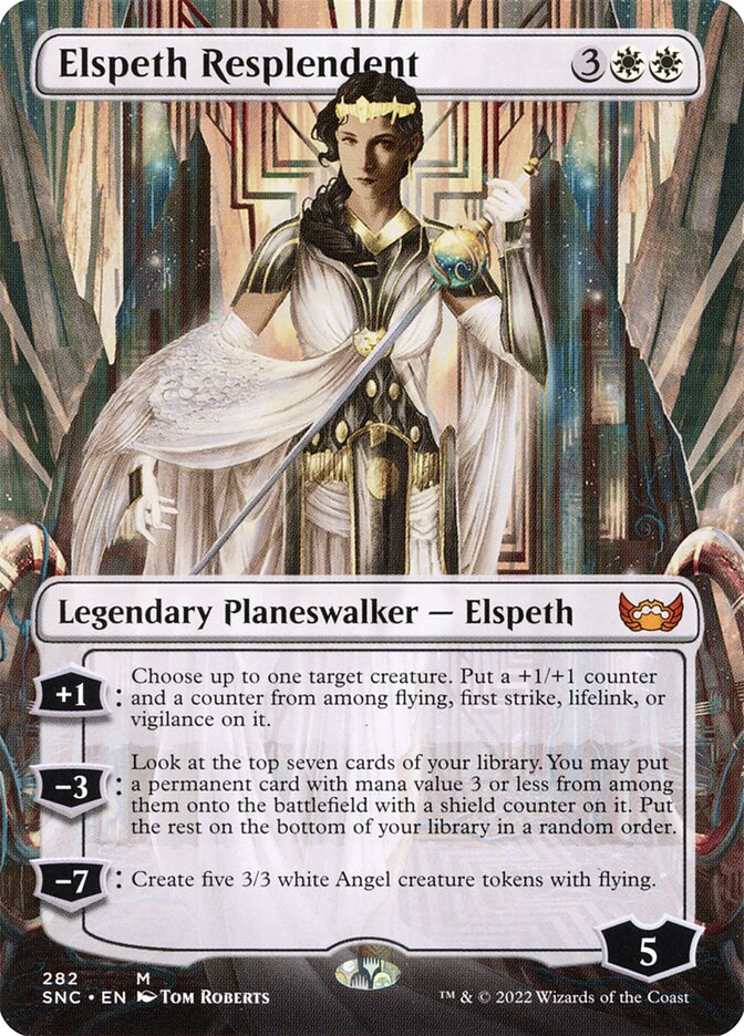 Elspeth Resplendent | Borderless | SNC - Card Scan