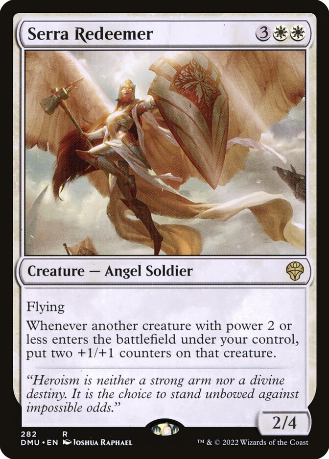 Card Scan of Serra Redeemer | DMU