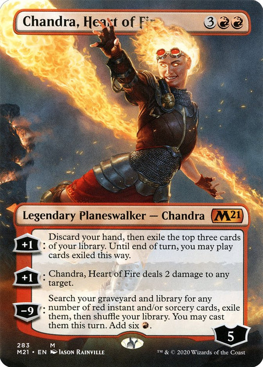 Chandra, Heart of Fire | M21 (Bordlerss Planeswalker)
