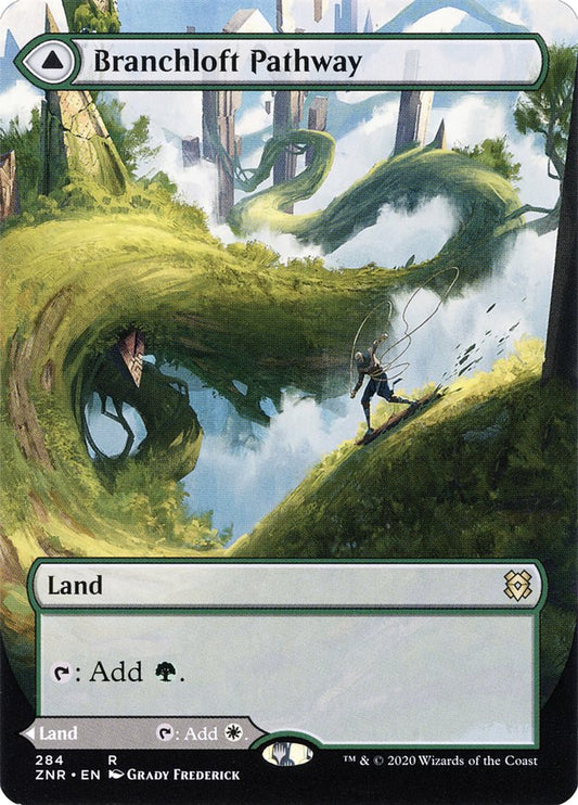 Branchloft Pathway // Boulderloft Pathway | ZNR (Alternate Art Borderless)