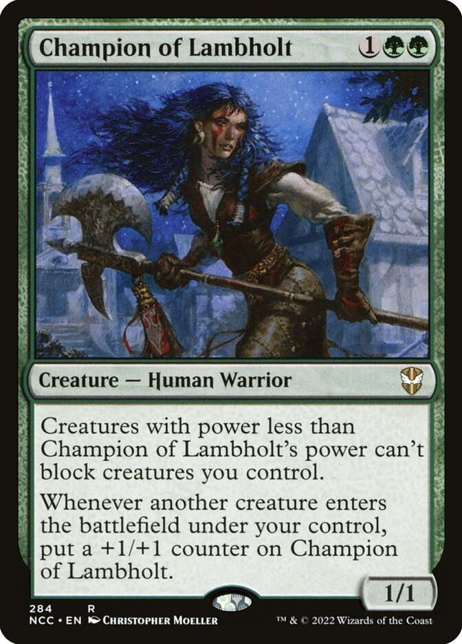 Champion of Lambholt Card Scan