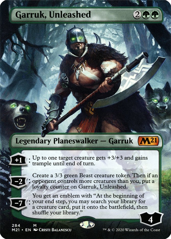 Garruk, Unleashed | M21 (Bordlerss Planeswalker)