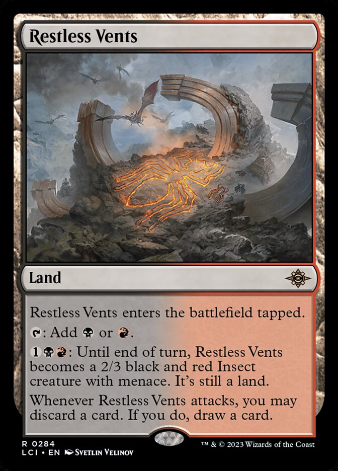 Card Scan of Restless Vents | LCI