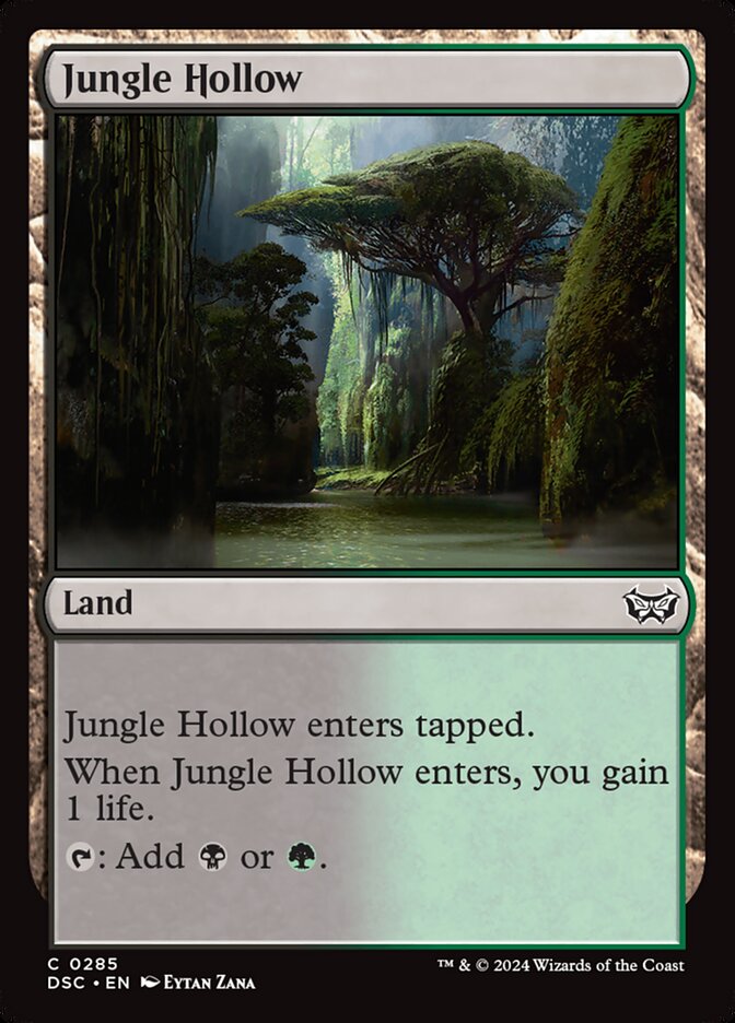 Card Scan of Jungle Hollow | DSC