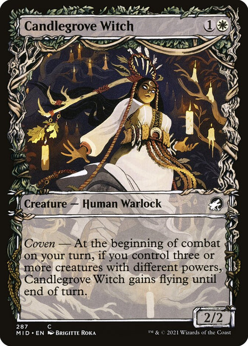 Card Scan of Candlegrove Witch | MID (Equinox Showcase)