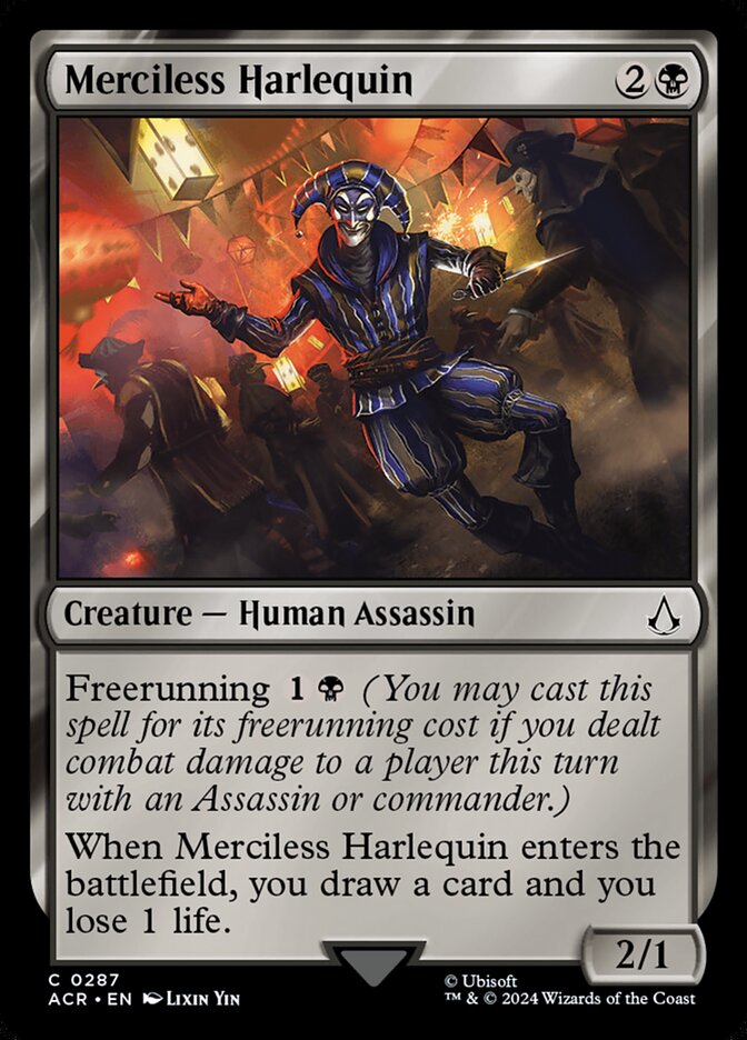 Card Scan of Merciless Harlequin | ACR