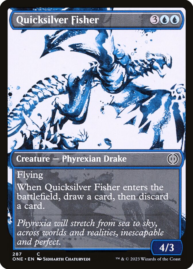 Card Scan of Quicksilver Fisher | ONE (Ichor Showcase)