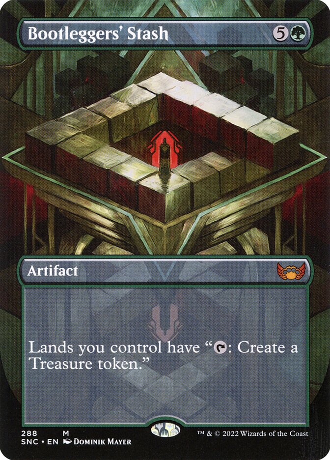 Bootleggers' Stash | Borderless | SNC - Card Scan