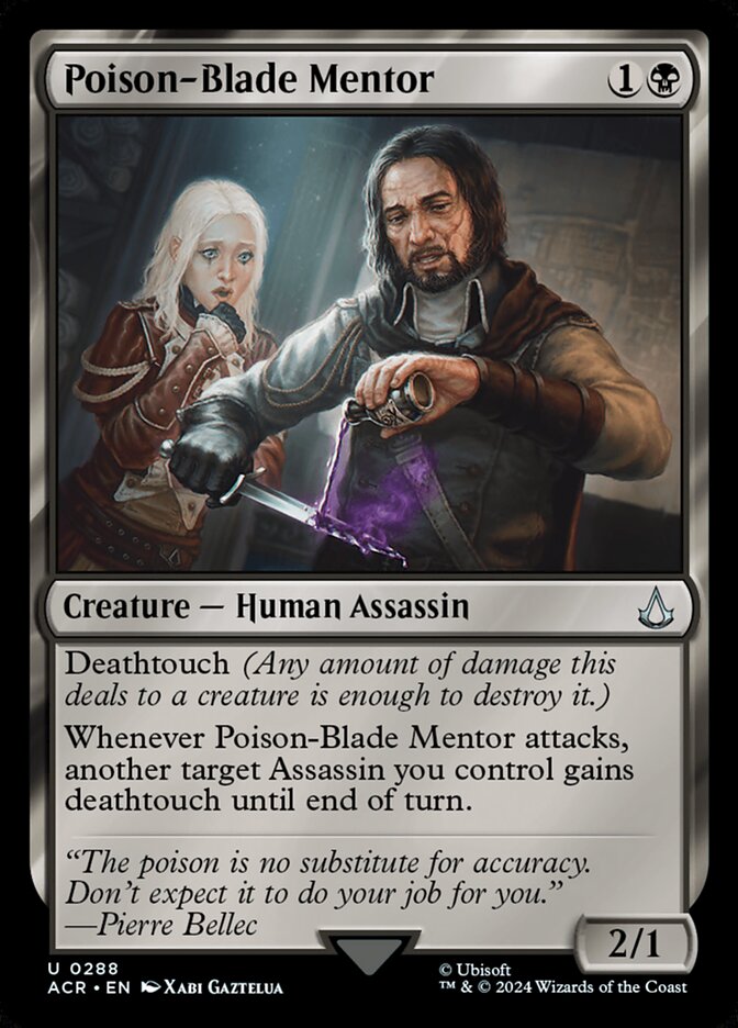 Card Scan of Poison-Blade Mentor | ACR