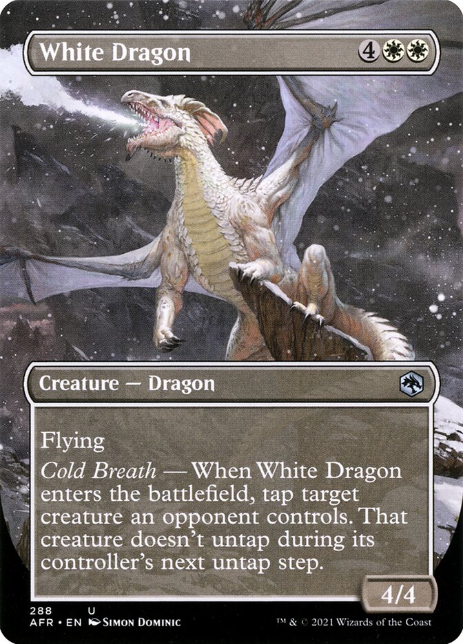 White Dragon | Borderless | AFR (Foil)