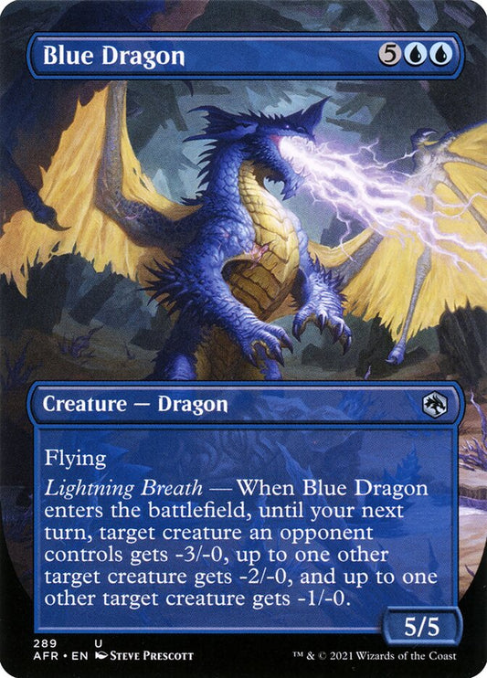 Blue Dragon | AFR (Alternate Art Borderless)