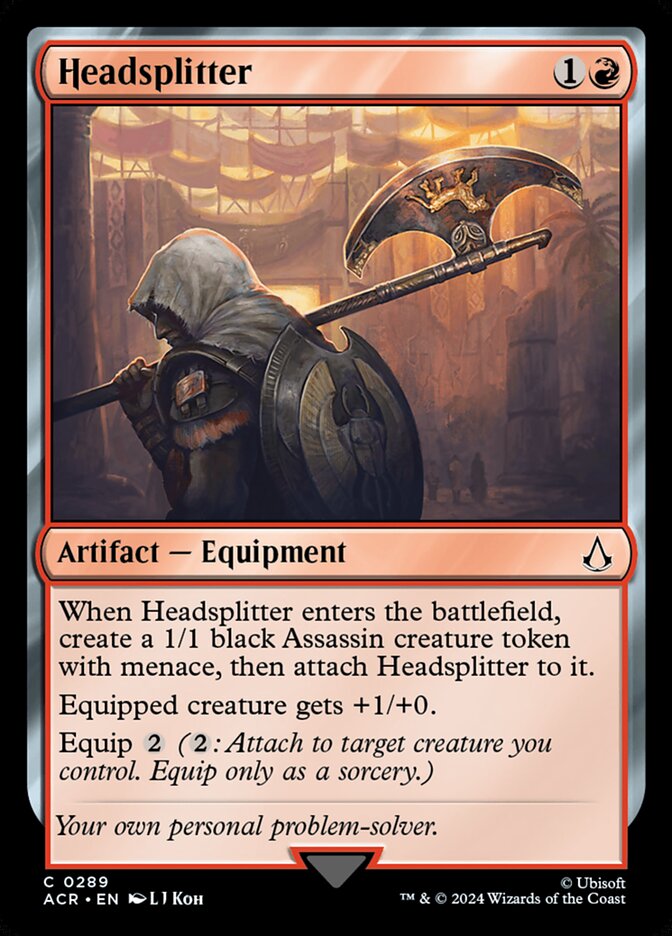 Card Scan of Headsplitter | ACR