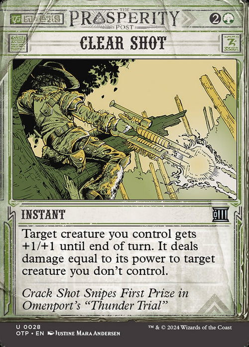 Card Scan of Clear Shot | OTP