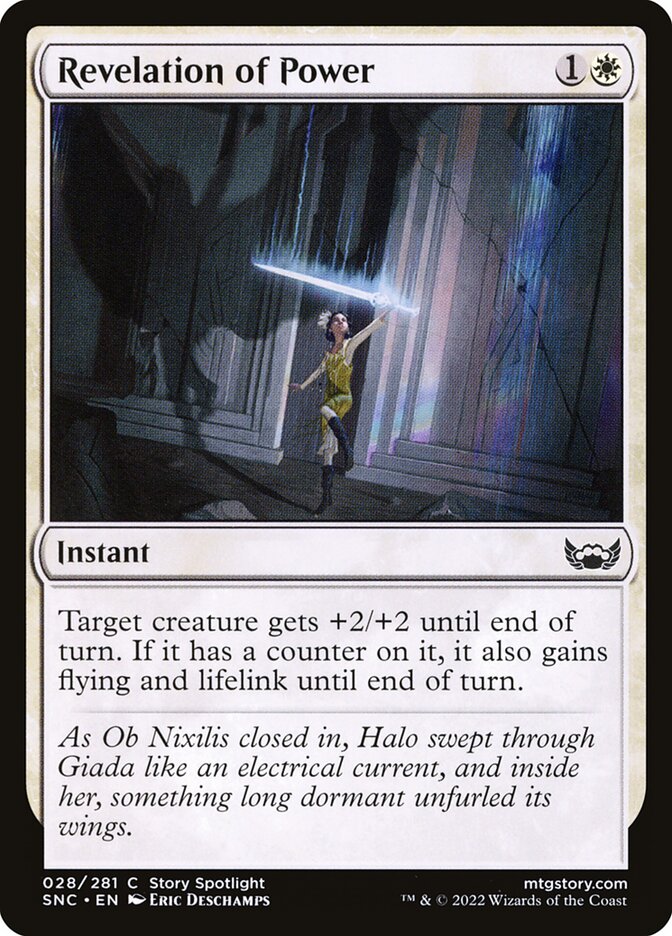 Revelation of Power | SNC (Foil) - Card Scan