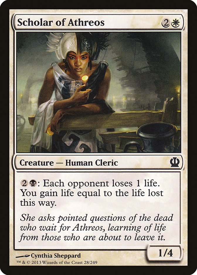 Card Scan of Scholar of Athreos | THS