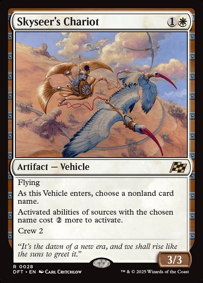 Card Scan of Skyseer's Chariot | DFT