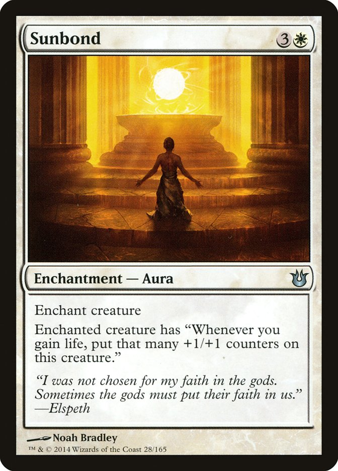 Card Scan of Sunbond | BNG