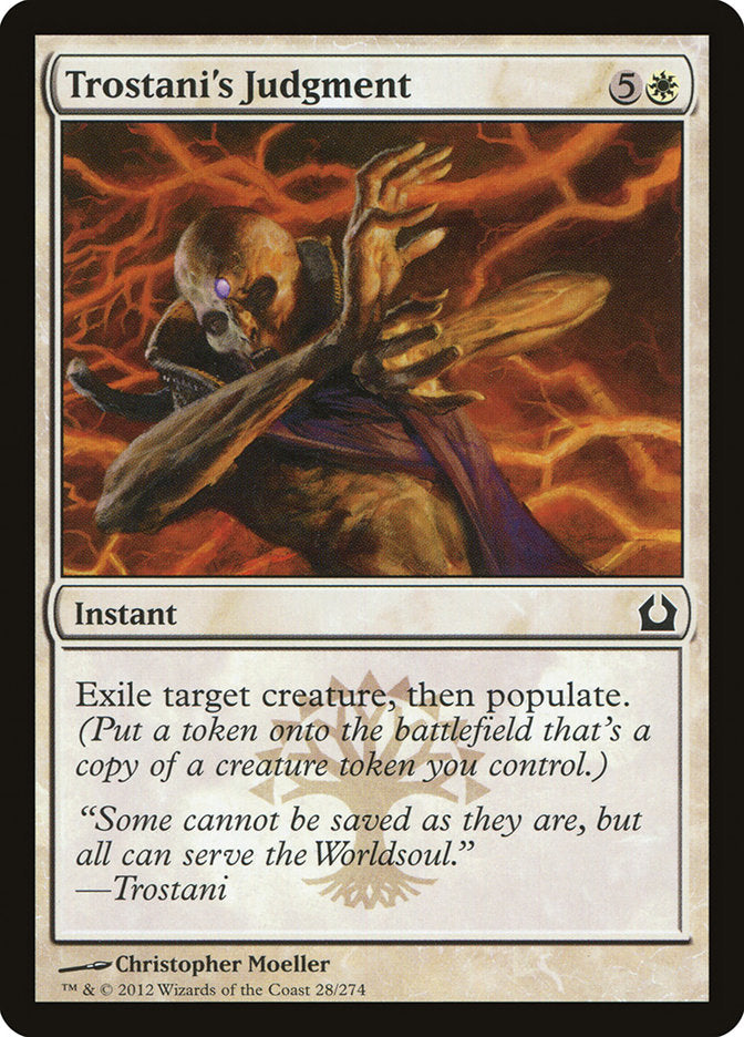 Card Scan of Trostani's Judgment | RTR
