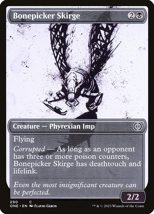 Card Scan of Bonepicker Skirge | ONE (Ichor Showcase)