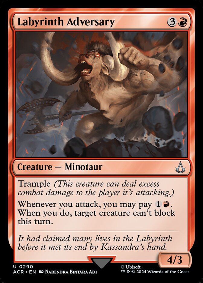Card Scan of Labyrinth Adversary | ACR