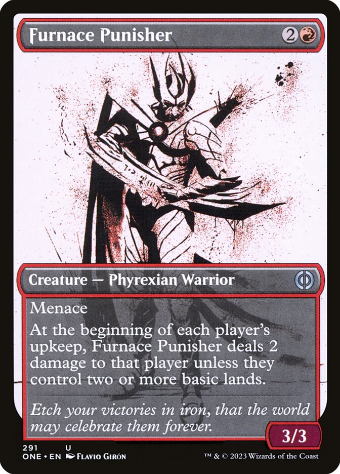 Card Scan of Furnace Punisher | ONE (Ichor Showcase)
