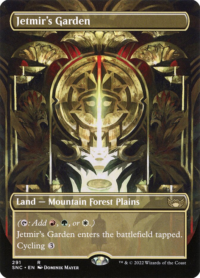 Jetmir's Garden | Borderless | SNC (Foil) - Card Scan