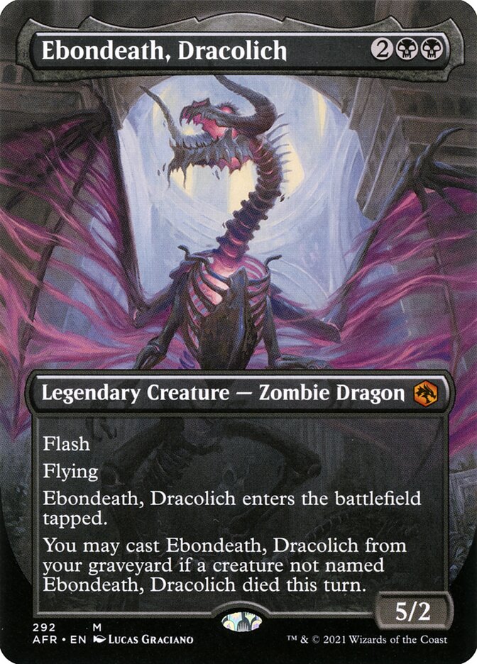Ebondeath, Dracolich | Borderless | AFR