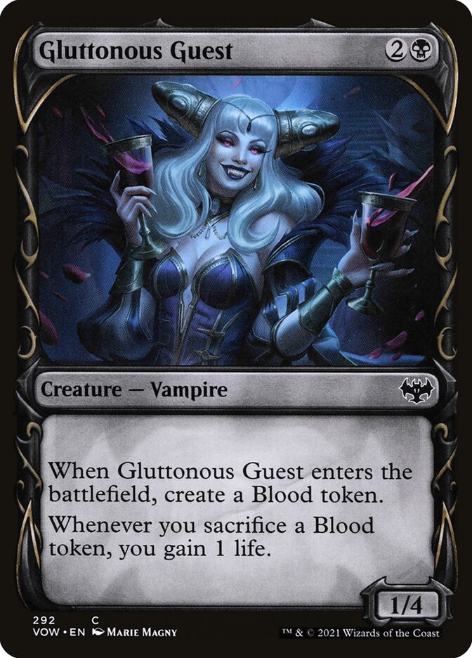 Card Scan of Gluttonous Guest | VOW (Showcase)