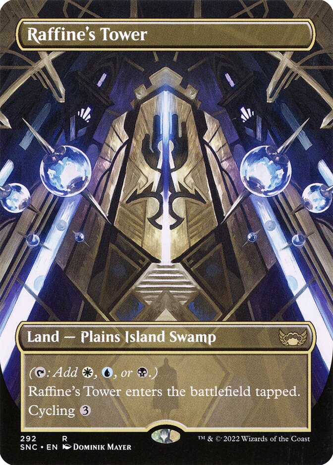 Raffine's Tower | Borderless | SNC (Foil) - Card Scan
