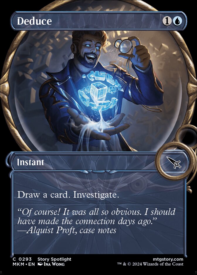 Card Scan of Deduce | MKM (Magnified Showcase)
