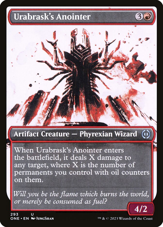 Card Scan of Urabrask's Anointer | ONE (Ichor Showcase)