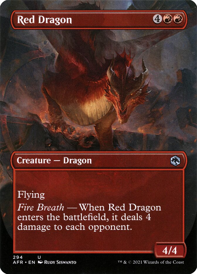 Red Dragon | AFR (Alternate Art Borderless)
